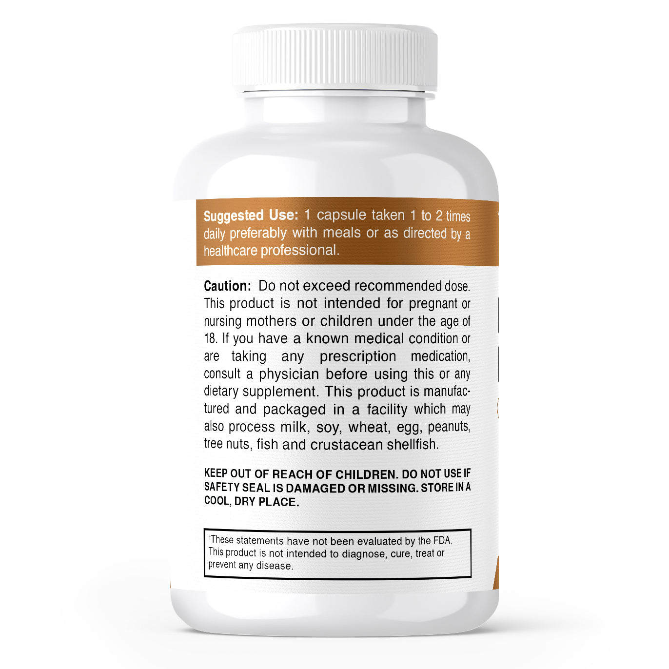 Yu Nutri Mushroom Boost Supplement with Reishi, Lion's Mane, and Cordyceps for Energy and Immune Support